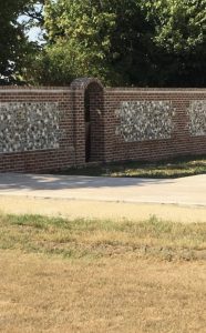 Flint wall in Widdington by Judge Construction